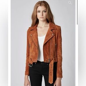 BLANKNYC El Dorado Suede Moto Jacket